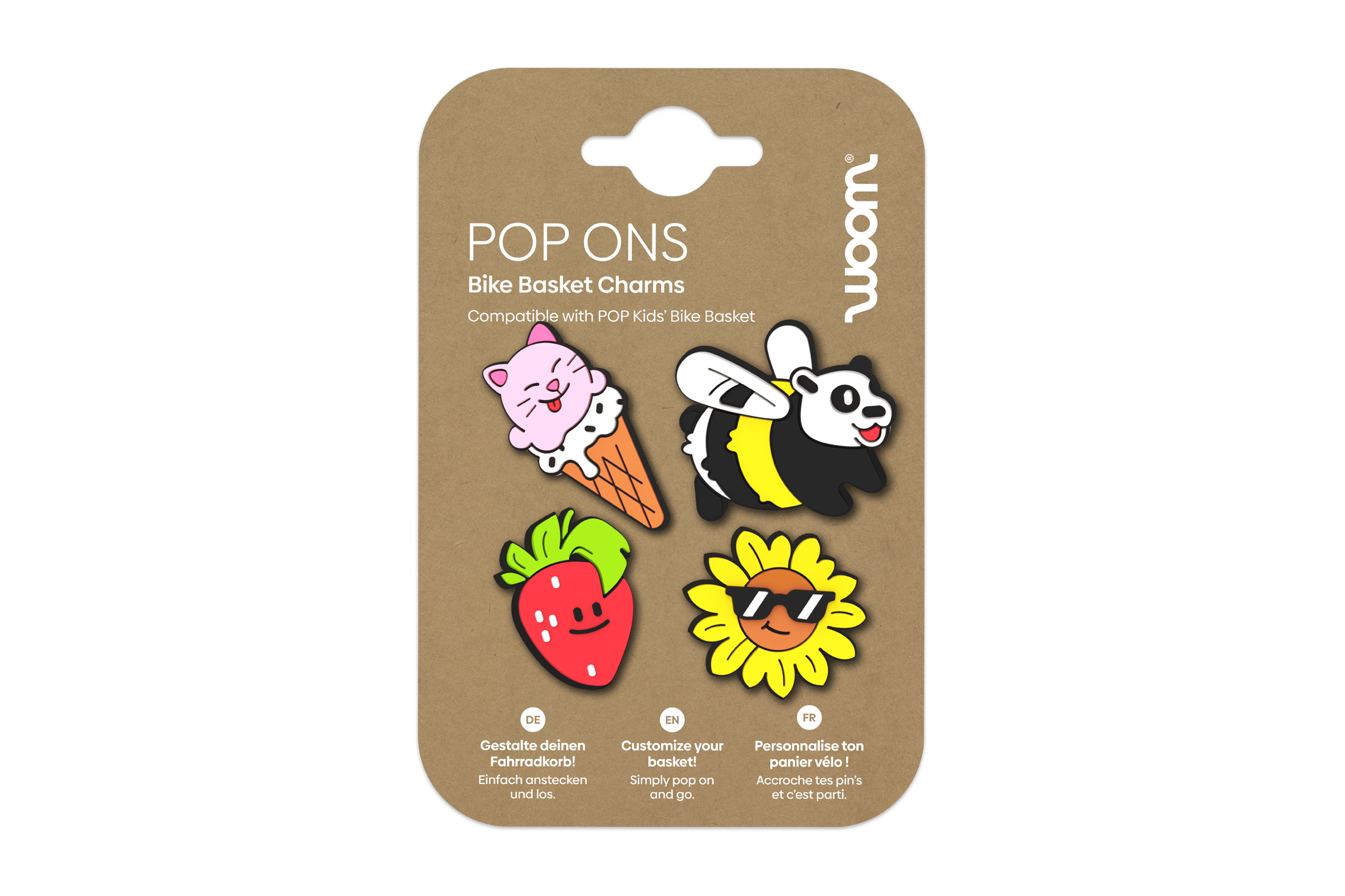 POP ONS bike basket pin