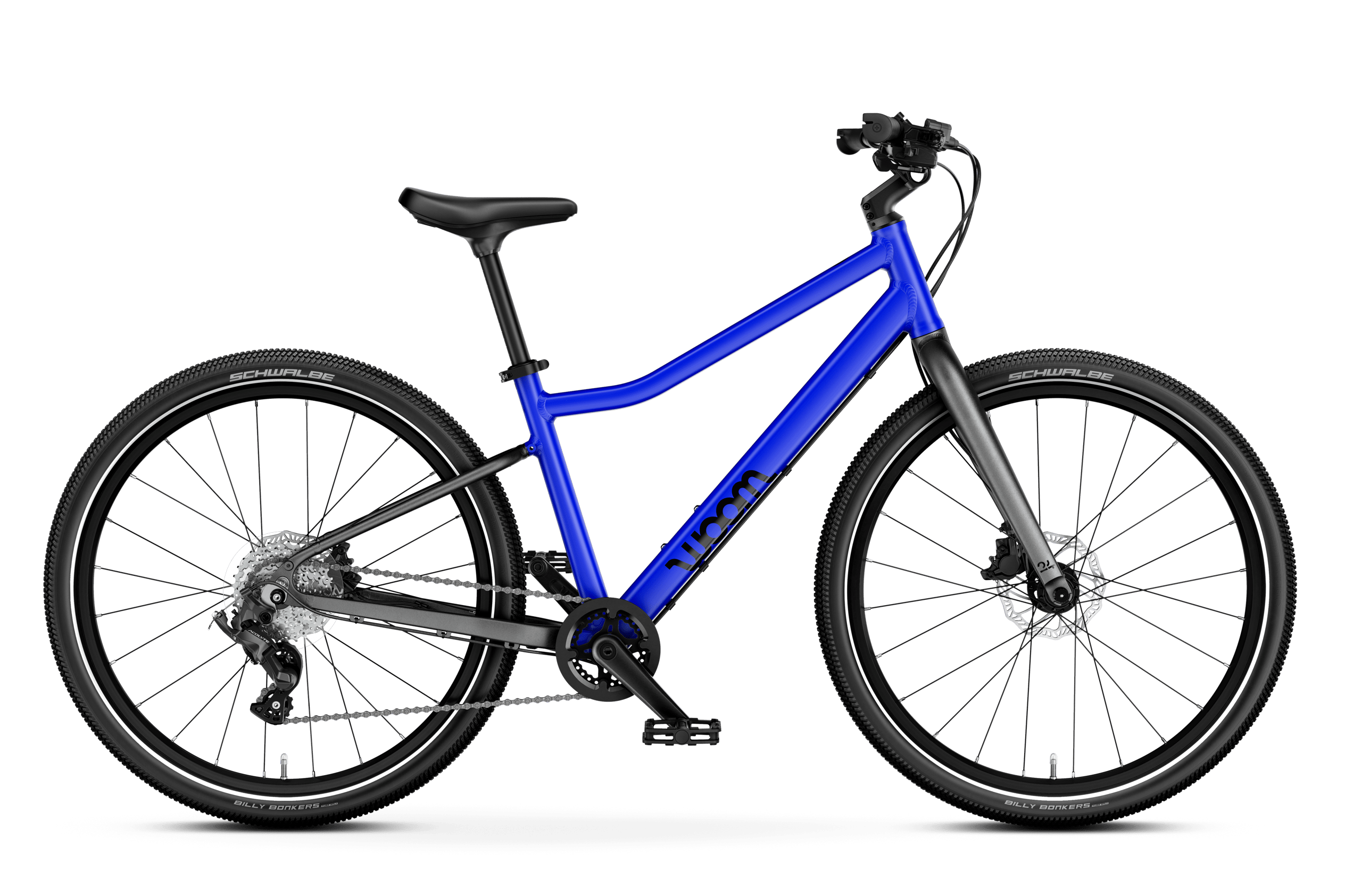 Profile view of the woom EXPLORE 5 children's bike, direction of travel to the right.
