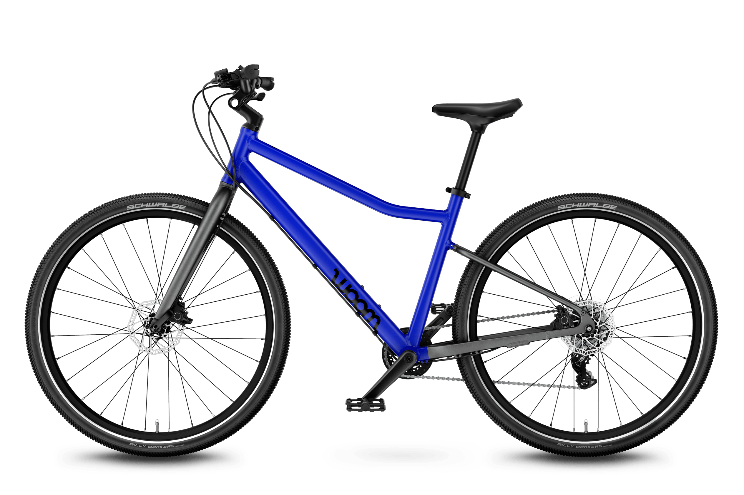 Profile view of the woom EXPLORE 6 children's bike, direction of travel to the left.