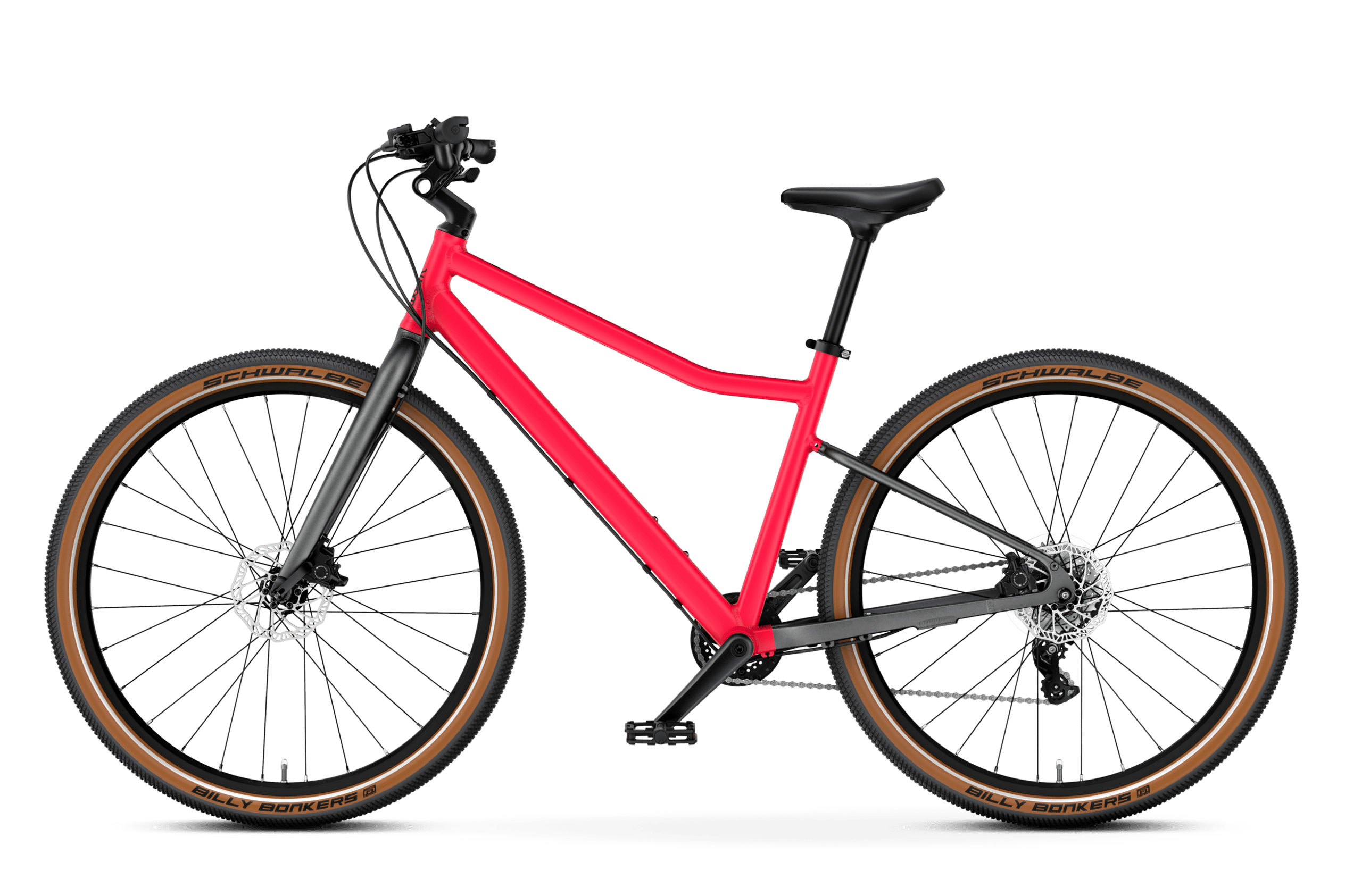 Profile view of the woom EXPLORE 6 children's bike, direction of travel to the left.