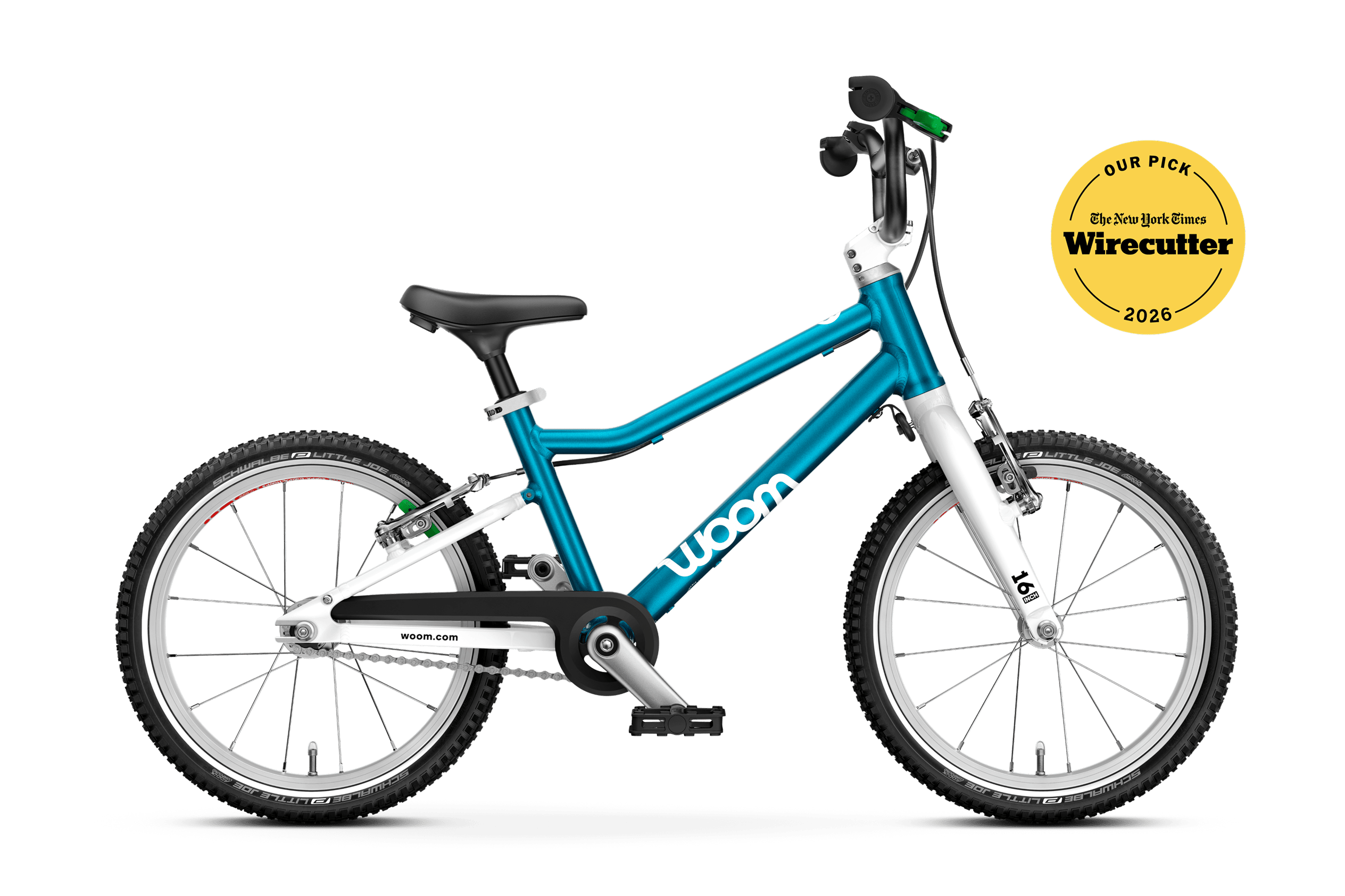 Profile view of the woom GO 3 bike for children aged 4 years and up