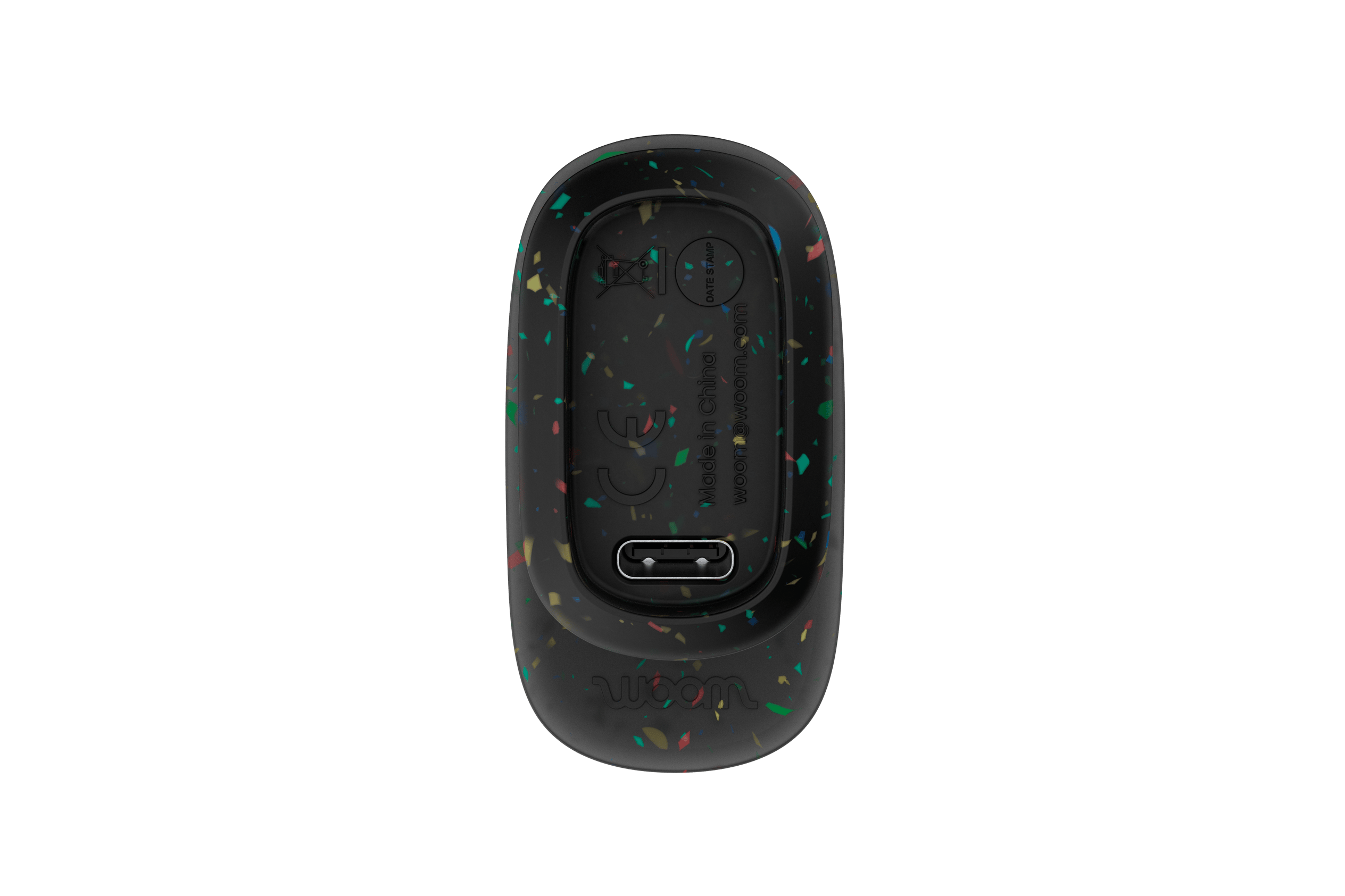 Rear view of the READY Helmet Light showing the easy-access USB charging port