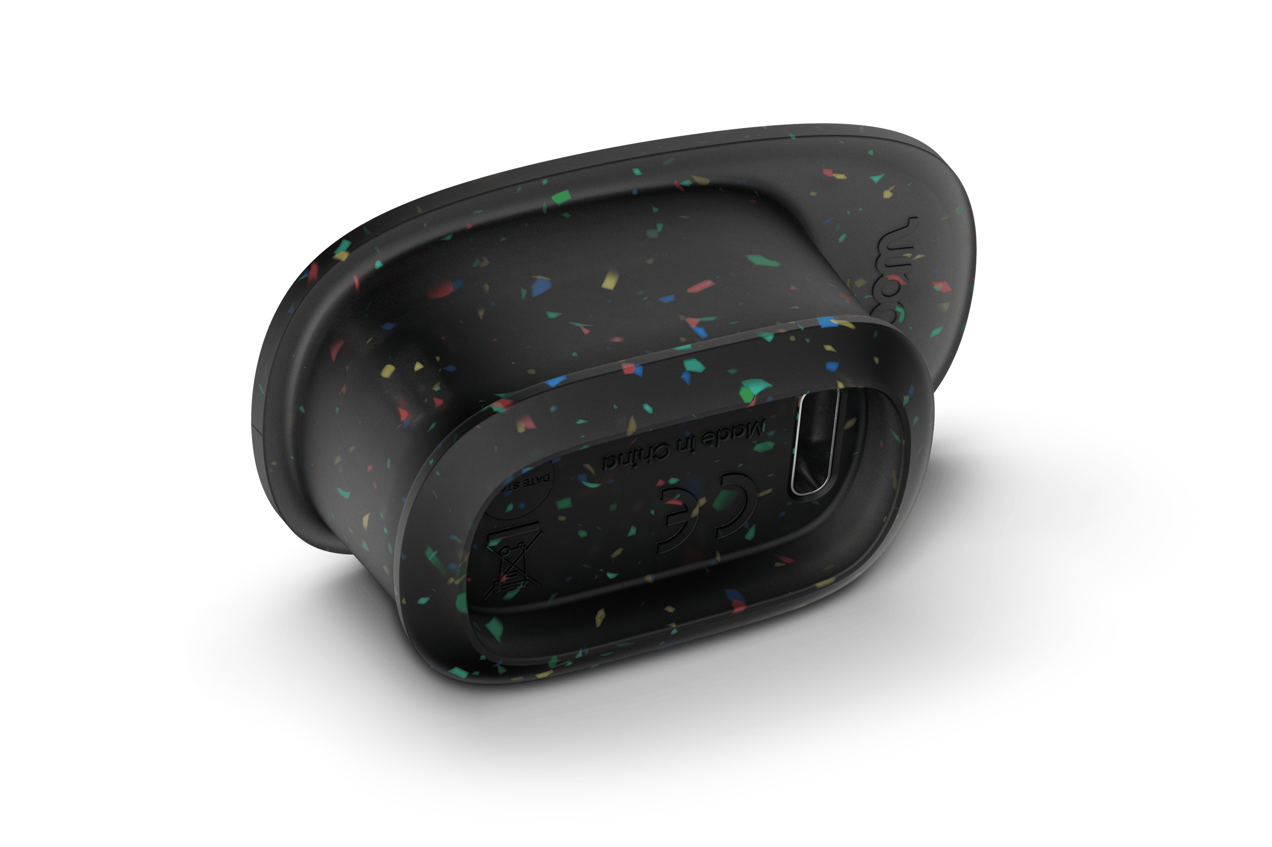 Profile view of the red READY Helmet Light for the woom READY Kids' Helmet