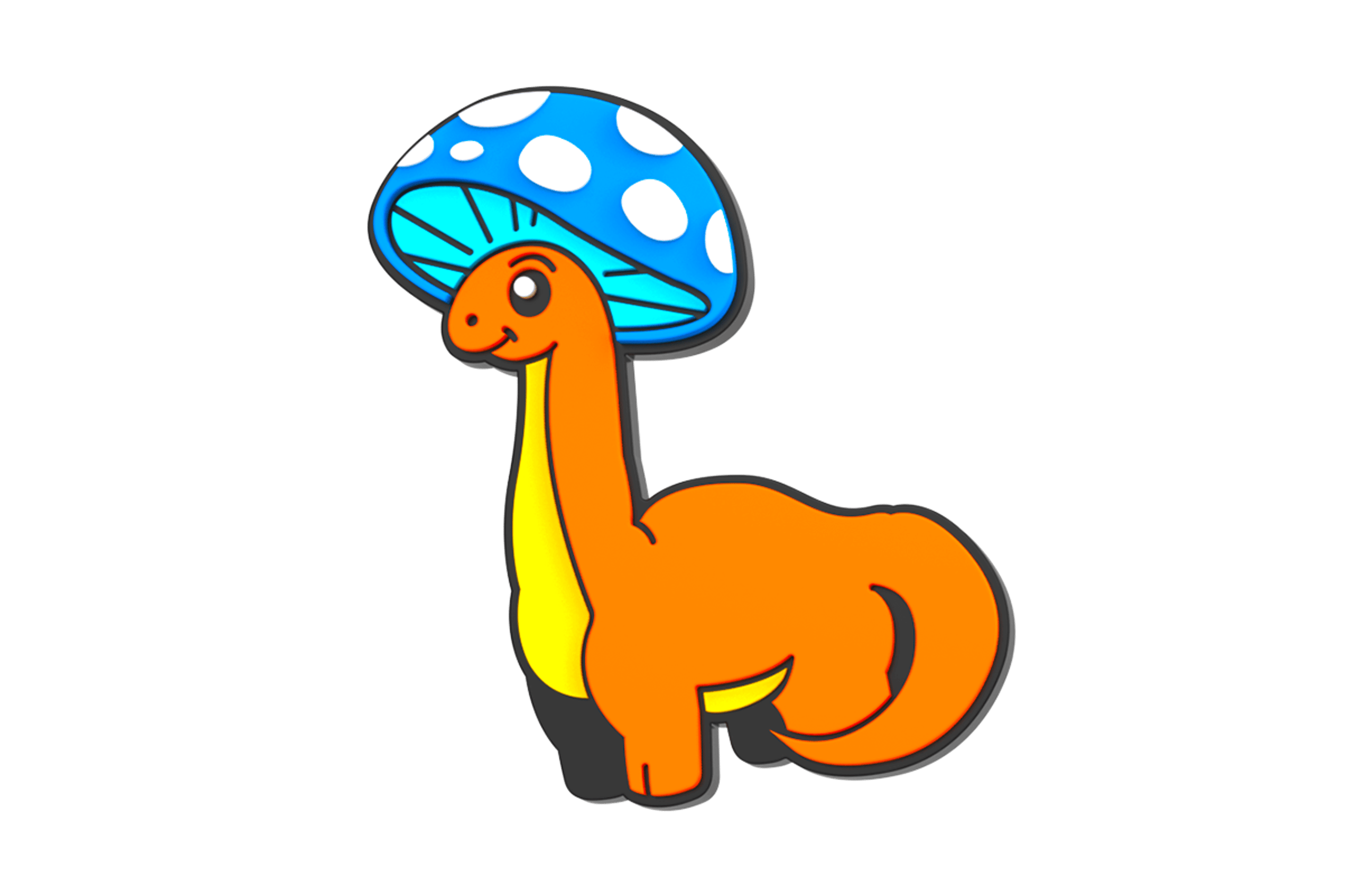 Product image of a turtle in a woom helmet and a pink cat in an ice cream cone charm for use on the POP Kids' Bike Basket