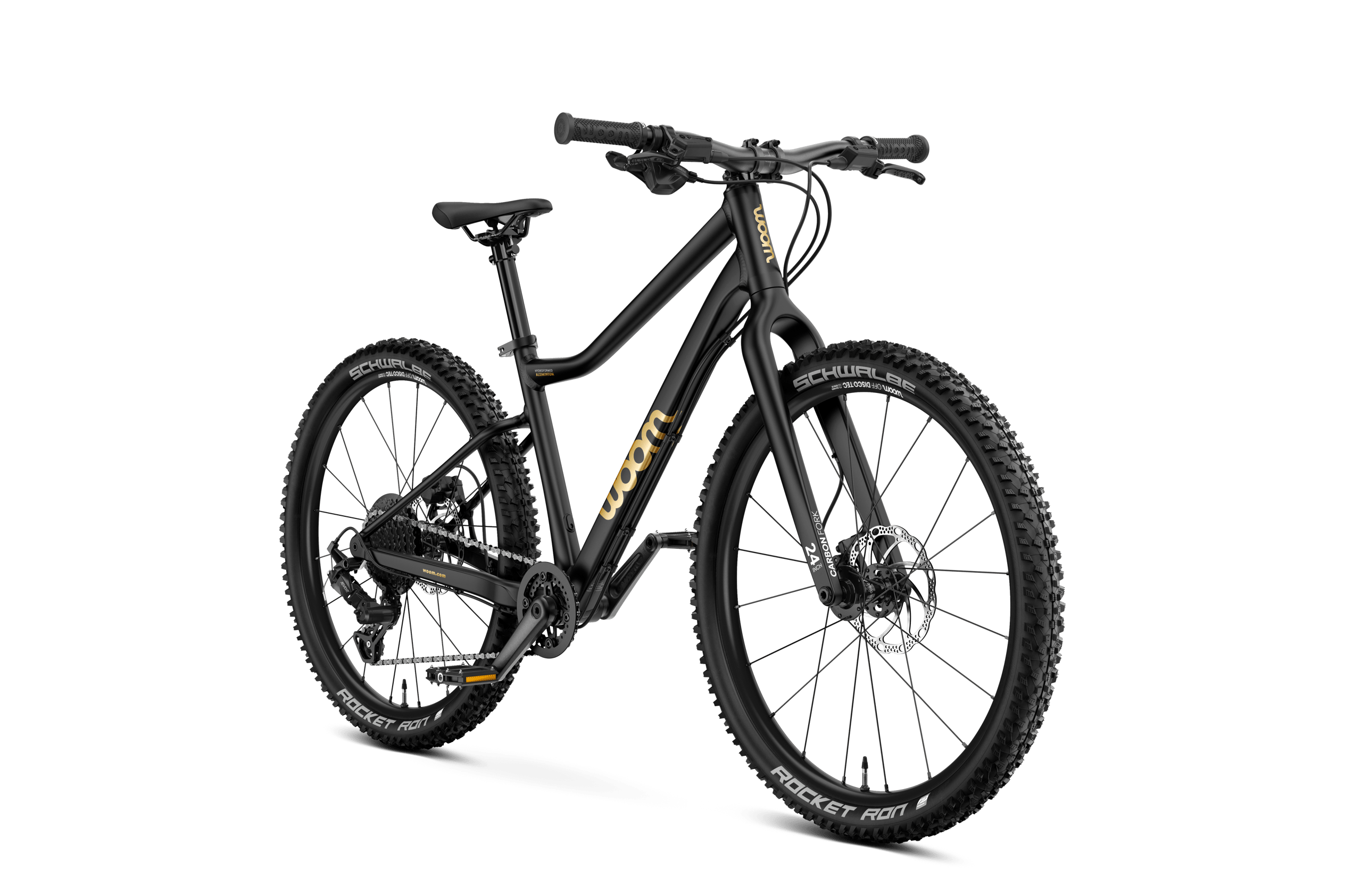 Perspective view of the Treasure Black OFF 5 (Newest Edition) bike