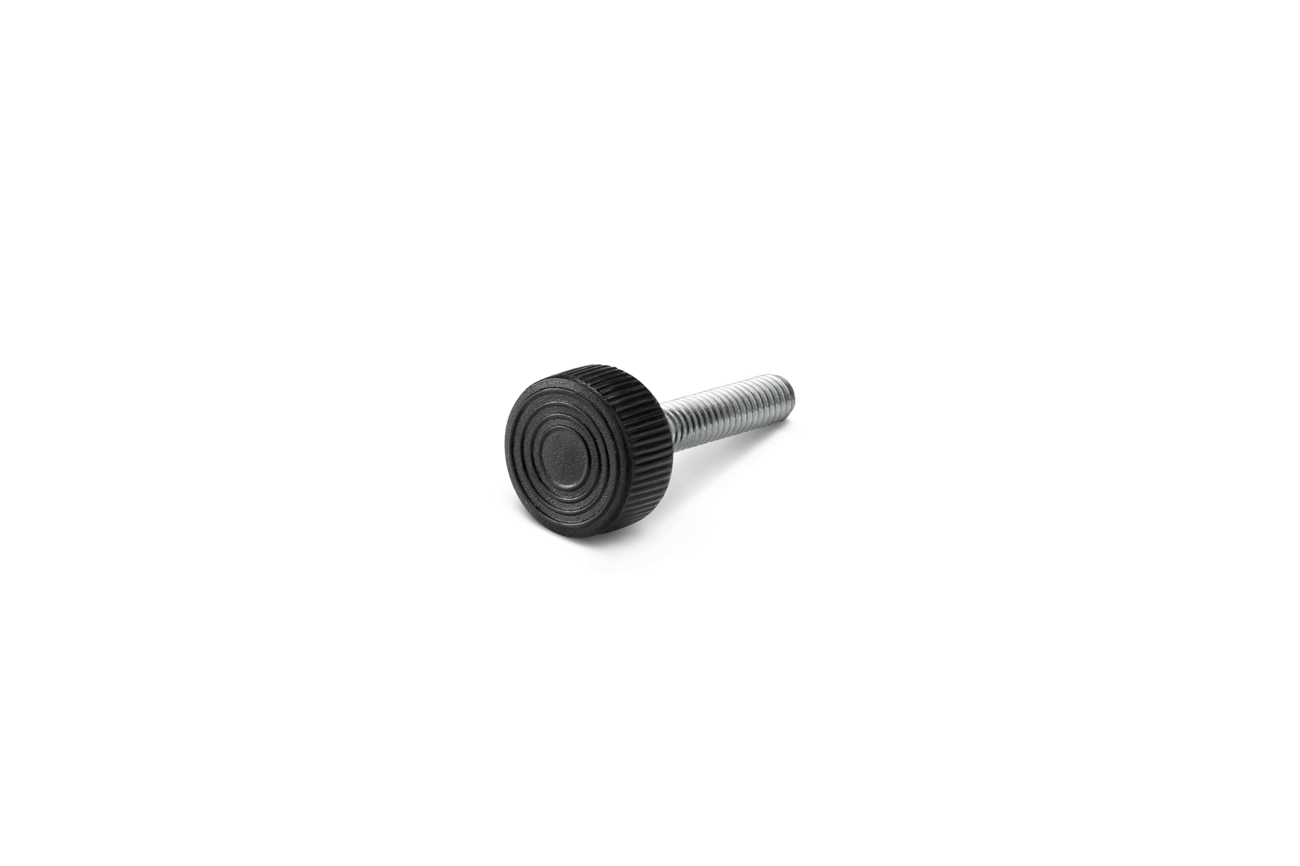 Silver screw with black head used for brake lever reach adjustment
