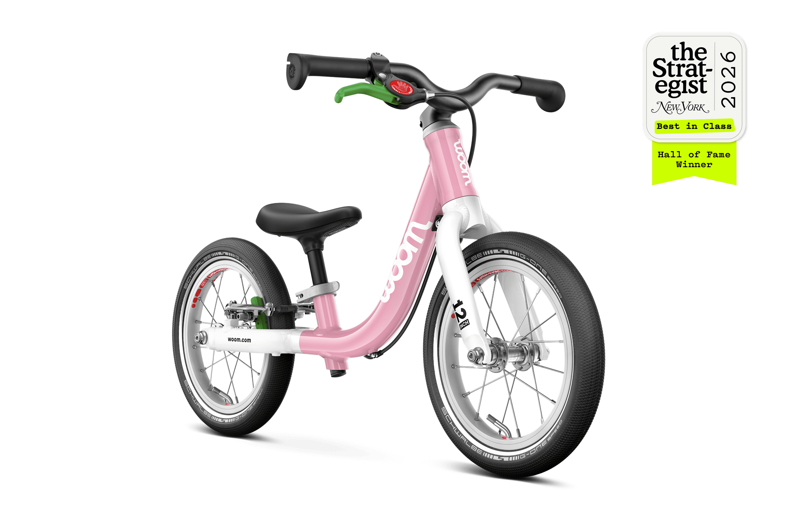 a 3/4 view of the GO 1 bike