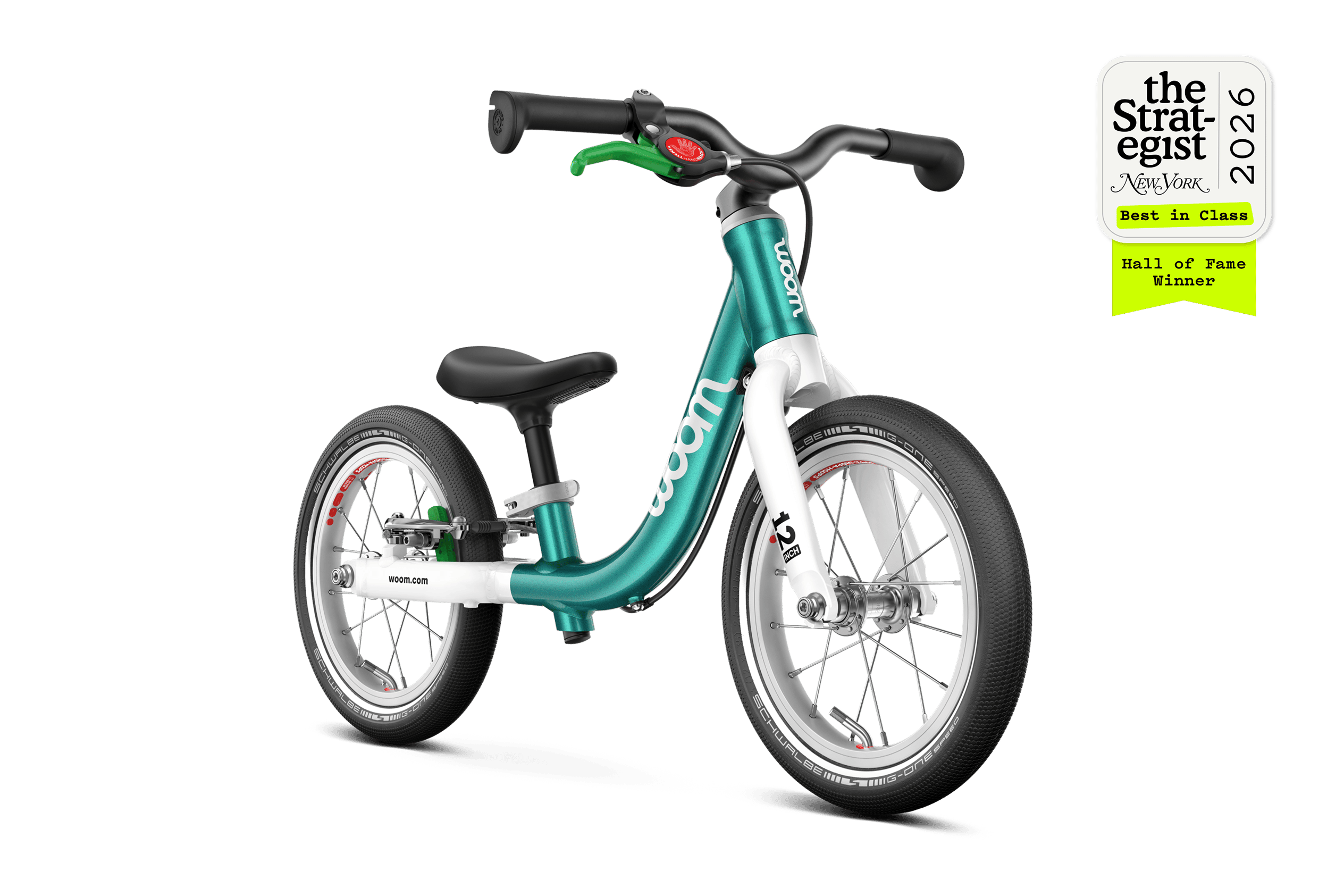 a 3/4 view of the GO 1 bike