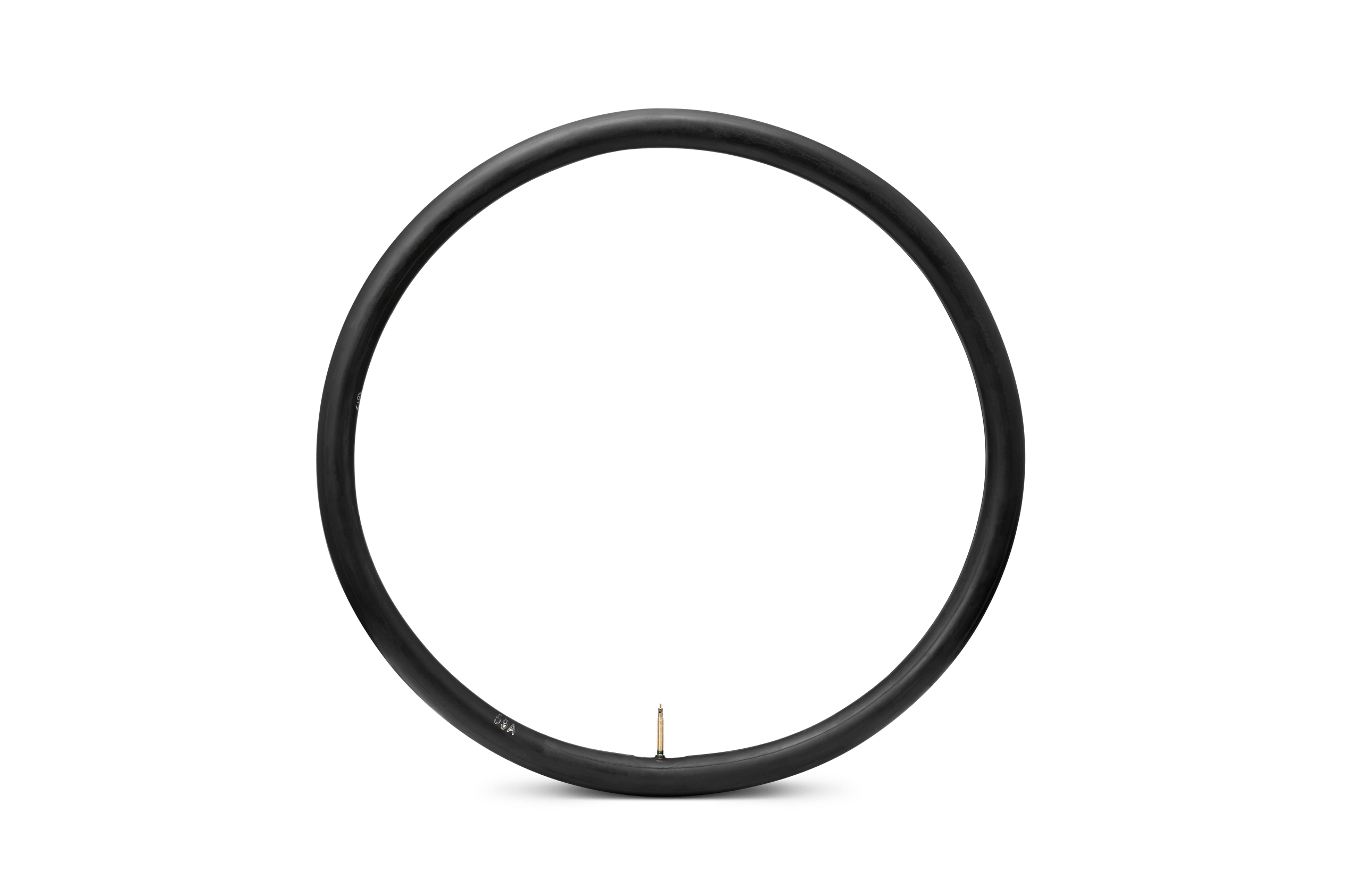 Black Spare Tube by Schwalbe with Presta Valve showing