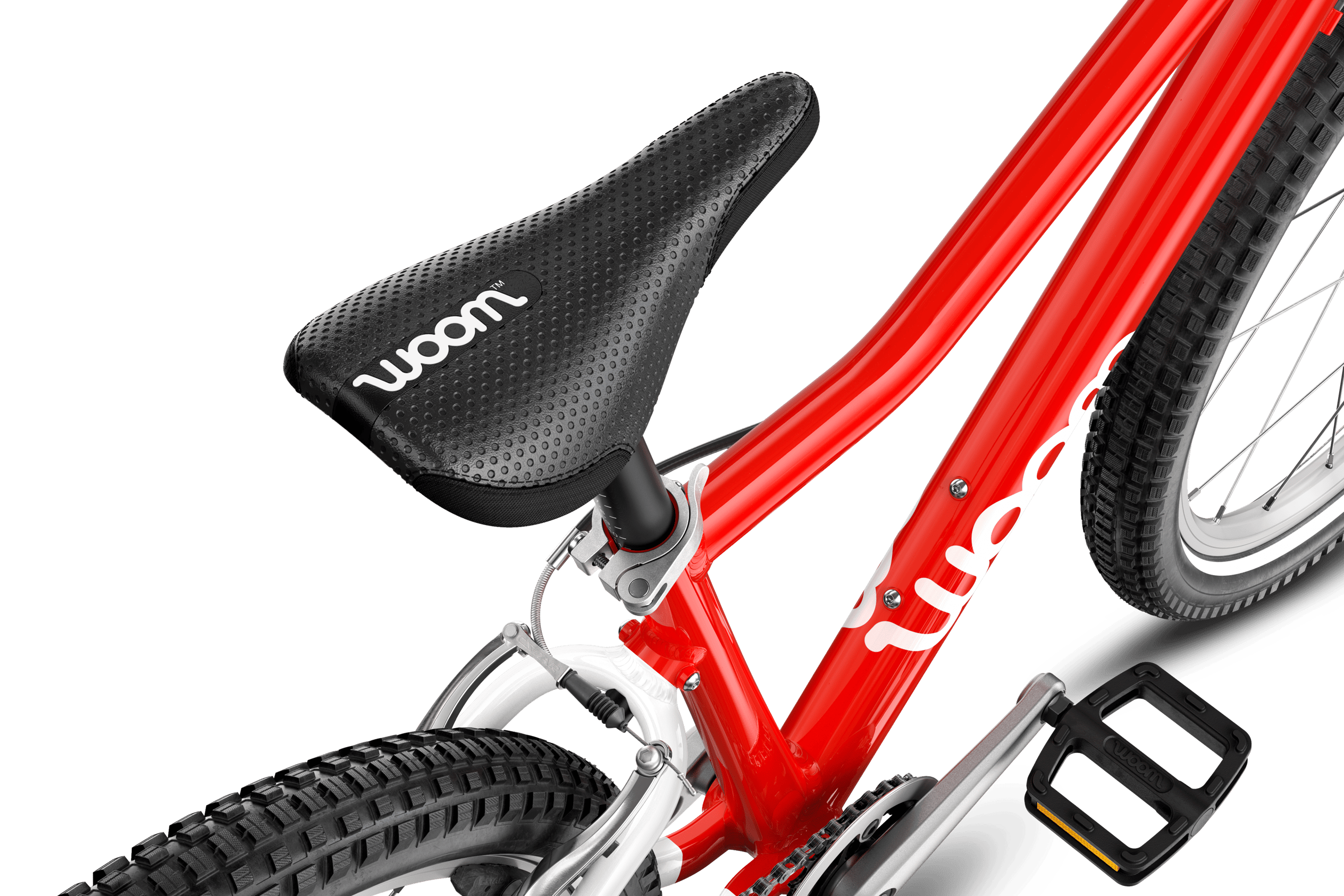 Black bike saddle