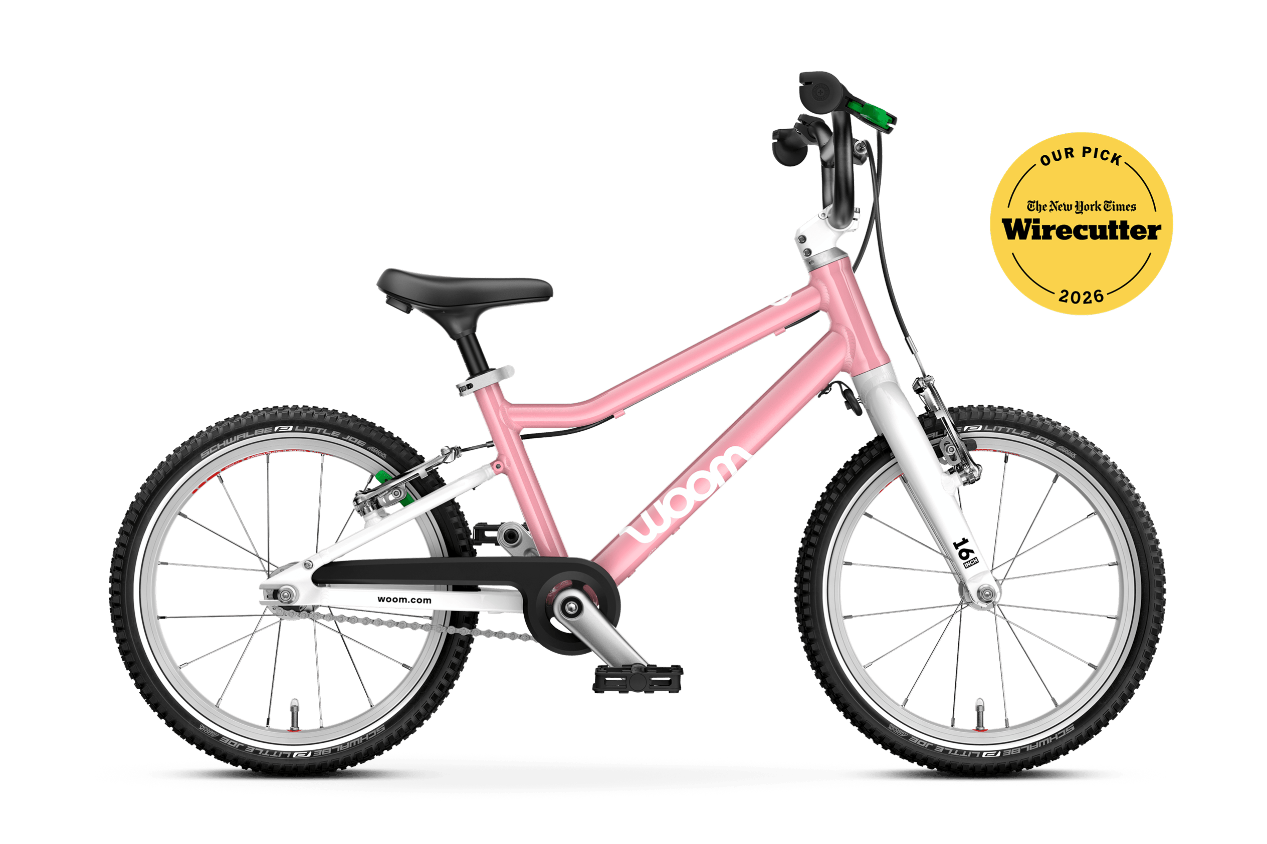 Profile view of the woom GO 3 bike for children aged 4 years and up