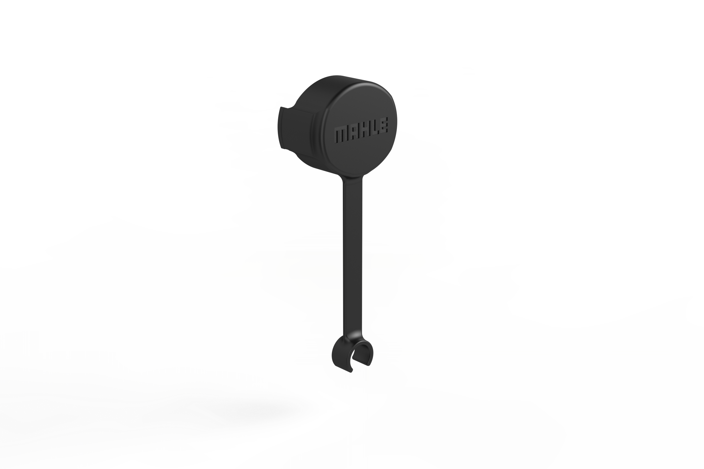 Schwarze Ersatzabdeckung für das Akkukabel am woom EXPLORE e