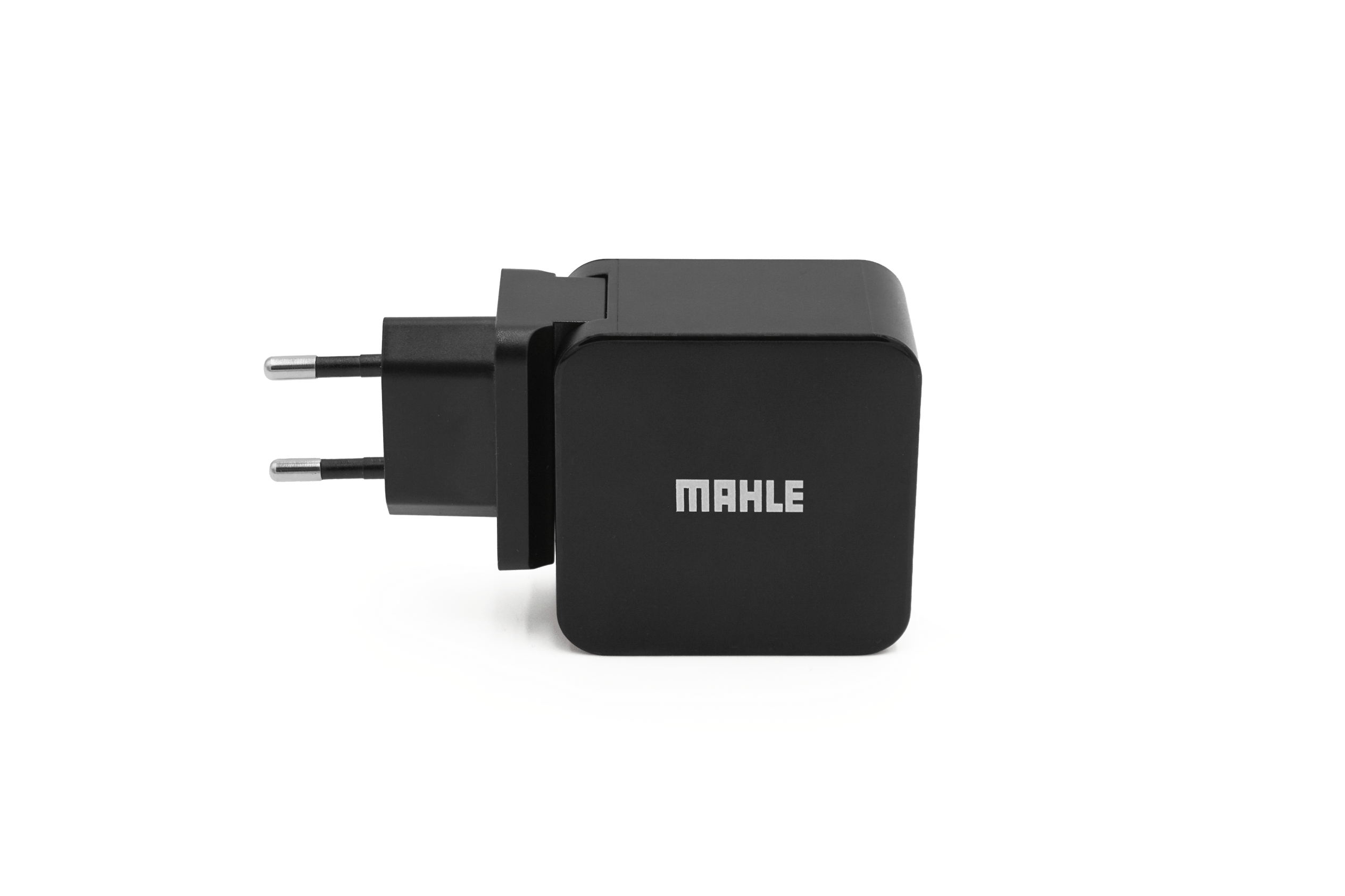 Schwarzer USB-C Netzstecker