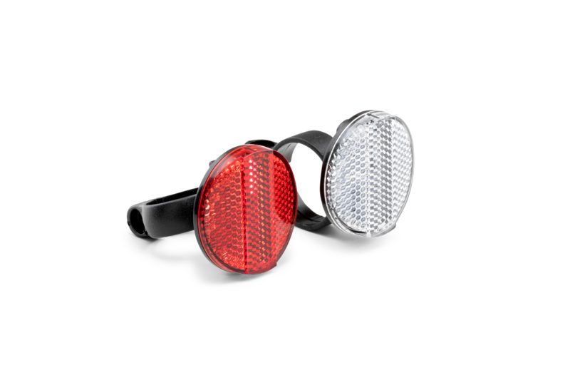 woom OFF Reflector Set with white(front) reflector and red (back) reflector