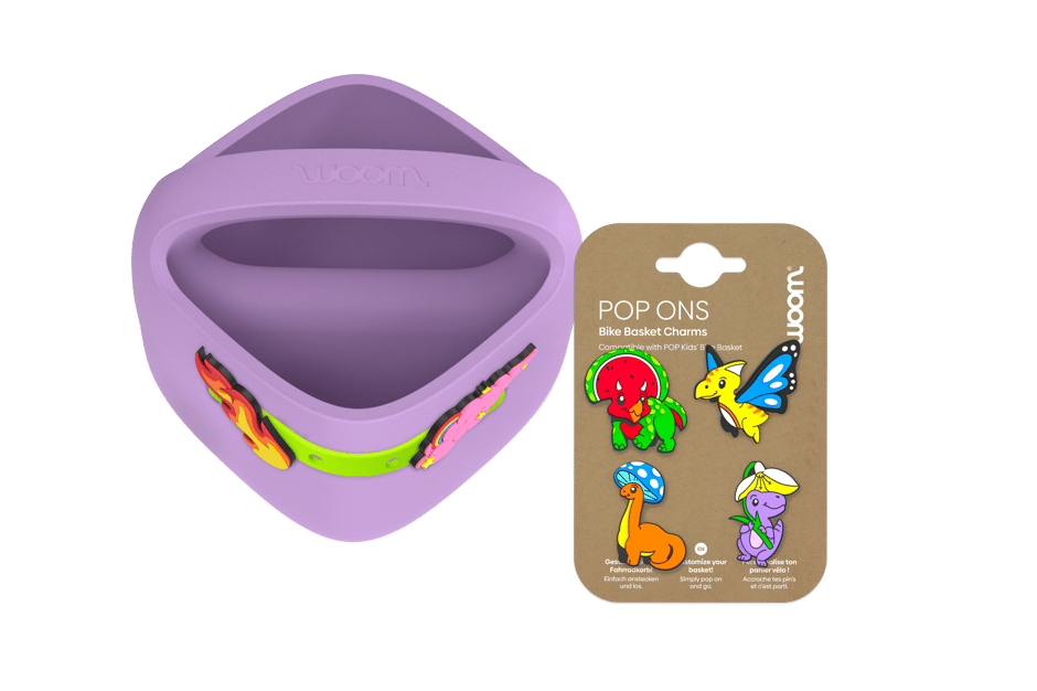 POP ONS Bike Basket Charms and POP LOOPS Straps